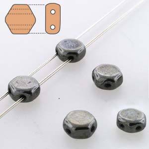 Honeycomb beads - Gunmetal - HC0623980-14400