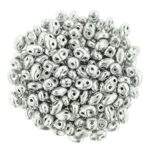 Mini Duobeads 2 x 4mm - Silver - 364-24-27000