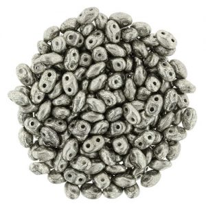 Mini Duobeads 2 x 4mm - Antique Silver - 364-24-81002