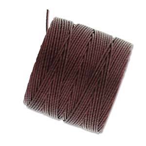 Bead Cord Tex 210 S-Lon - Burgundy - 0.5mm