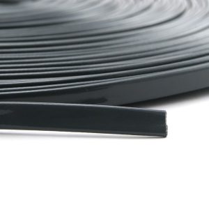 Plat leder 6mm - Glazuur - Dark Grey - 2340043 - PROMOTIE