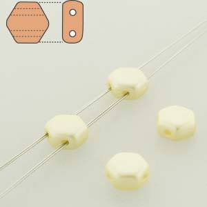 Honeycomb beads - Pastel Cream - HC0625039