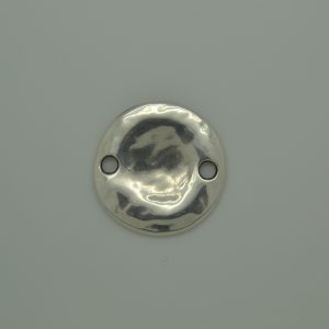 Ronde Schijf 40mm met 2 gaatjes - Silver - 78410083