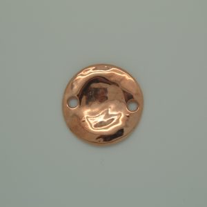 Ronde Schijf 40mm met 2 gaatjes - Rose Gold - 78410083