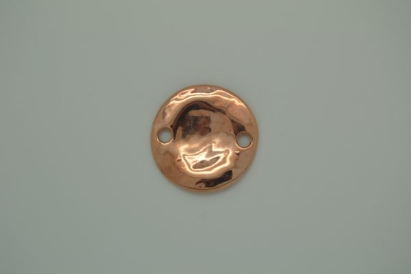 Ronde Schijf 40mm met 2 gaatjes - Rose Gold - 78410083