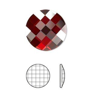 Chessboard 20mm - Red Magma - 2035