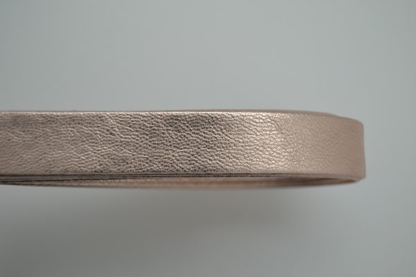 Plat leder 20mm - Rose Gold Lamina - PROMOTIE