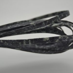 Plat leder 5mm - Python Green - PROMOTIE