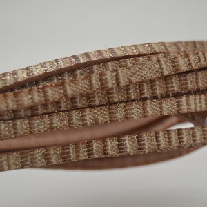 Plat leder 5mm - Lizard Beige - PROMOTIE