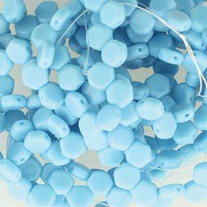 Honeycomb beads - Blue Turquoise Opaque - HC0663030