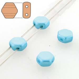 Honeycomb beads - Pastel Aqua - HC0625019