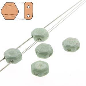 Honeycomb beads - Green Luster - HC0603000-14457