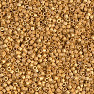 Delica Bead 11/0 - Duracoat Galvanized Mat Gold - 1832F