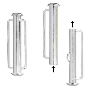 Slide slot 31x6mm - Silver plated - H20-B1185FN