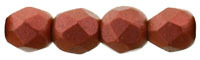 Firepolish Facet 3mm - Mat Metallic Lava - 1-03-K0189