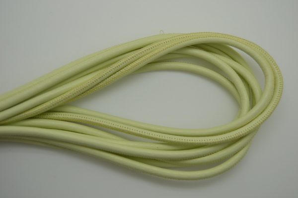 Rond leder 4mm - Lemon Yellow - PROMOTIE