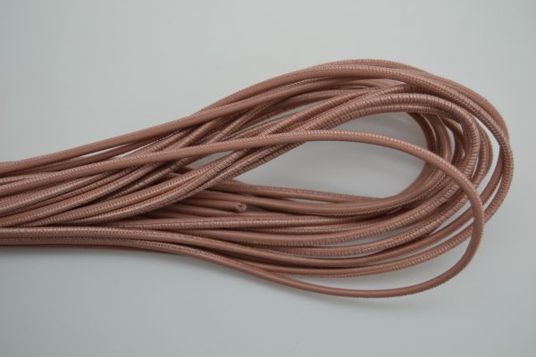 Rond leder 2,5mm - Salmon - PROMOTIE