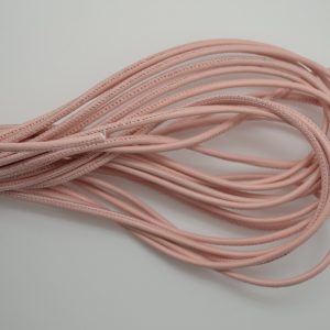 Rond leder 2,5mm - Pastel Pink - PROMOTIE