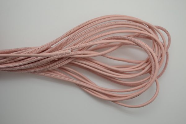 Rond leder 2,5mm - Pastel Pink - PROMOTIE