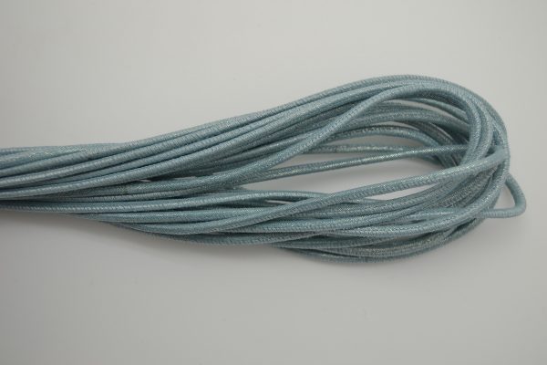 Rond leder 2,5mm - Multidot Blue - PROMOTIE