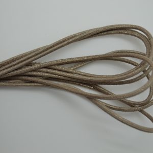 Rond leder 2,5mm - Multidot Taupe - PROMOTIE