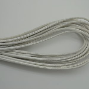 Rond leder 2,5mm - White Pearl - PROMOTIE