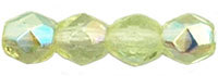 Firepolish Facet 3mm - Jonquil AB - 1-03X-8013
