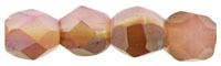 Firepolish Facet 3mm - Milky Pink Celsian - 1-03-Z71010