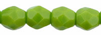 Firepolish Facet 4mm - Opaque Olive - 1-04-53420