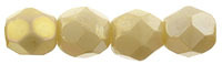Firepolish Facet 4mm - Luster Iris Antique Beige - 1-04-LR13060