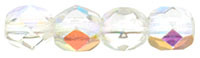Firepolish Facet 4mm - Crystal AB - 1-04X-0003