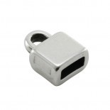 Eindkapje Flat 5mm - Silver - 1086936