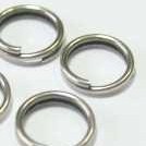 dubbele ringetjes 7 mm oud zilver