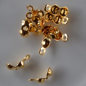 Kalotjes met oog 5mm - Gold