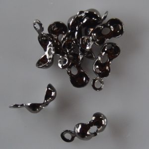 Kalotjes met oog 5mm - Gunmetal