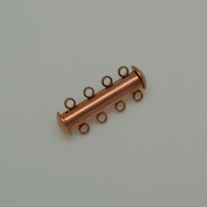 Schuifslot 4 oogjes - Edelstaal - Rose Gold - MGST193