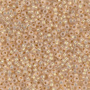Rocaille 11/0 - 24kt Yellow Gold Lined Opal - 196