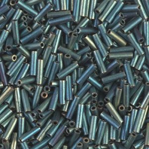Bugle Bead 6mm - Matte Metallic Patina Iris - 2008