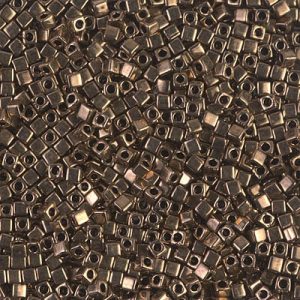 Cube beads 1.8mm - Bronze Metallic - 457