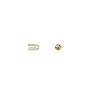 Eindkapjes 2mm - Gold - 4 stuks - H20-A3361FN
