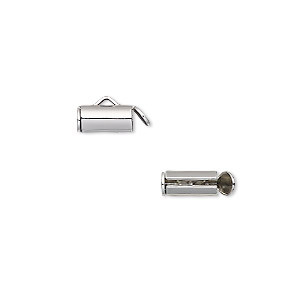 Slide Tube 10x4mm - 2 stuks - Silver - 78051035