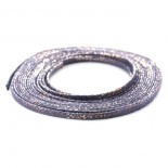 Plat leder 10mm - Leopard Metal Renforcé Bleu - PROMOTIE