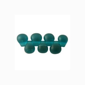 Drop Bead 3.4mm - Blue Zircon Transparent Mat - 2405F