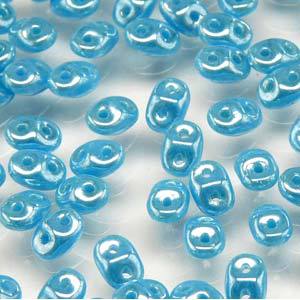 Super Duobead 2.5 x 5mm Turquoise Blue 563030-14400