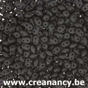 Super Duobead 2.5 x 5mm Jet Matte 523980-84110