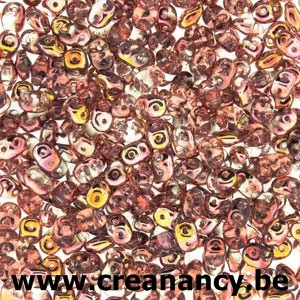 Super Duobead 2.5 x 5mm Crystal Capri Gold 500030-27101