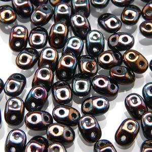 Super Duobead 2.5 x 5mm Jet Iris Luster 523980-15781
