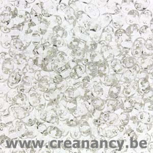 Super Duobead 2.5 x 5mm Crystal Silver Lined 500030-81800