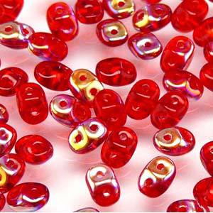 Super Duobead 2.5 x 5mm Ruby AB 590080-28701