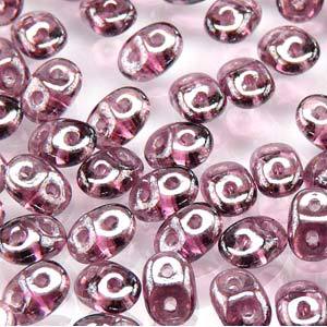 Super Duobead 2.5 x 5mm Amethyst White Luster 520060-14400